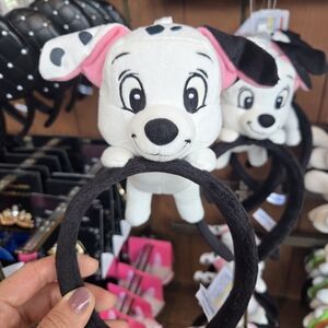 Tokyo Disneyland Dalmatian Headband in Black N White.